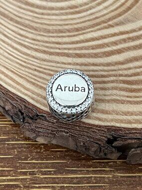 Pandora Aruba Beach Bead S925 Silver Charm